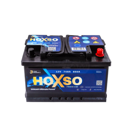 Akumulator 12V 74AH 650A 3 lata gwarancji 12V74AH650A