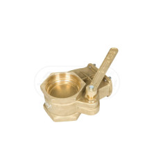 Zasuwa mosiężna bez sterowania kołnierz/gwint wewnętrzny 4" 4" kołn./gw.wew. Wozy asenizacyjne