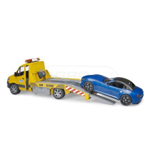Mercedes Sprinter pomoc drogowa z samochodem i modułem świetlno-dźwiękowym Bruder 02675 BR02675