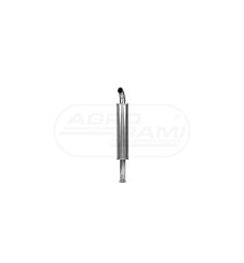 Tłumik okrągły gięty wylot INOX 42102070 INOX, 95362 Ursus