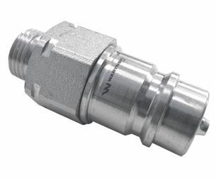 Szybkozłącze hydrauliczne wtyczka M18x1.5 gwint zewnętrzny EURO (9100818W) (ISO 7241-A) Waryński-24695