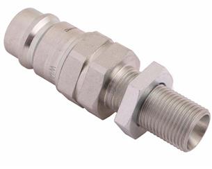 Szybkozłącze hydrauliczne wtyczka long z eliminatorem ciśnienia M18x1.5 gwint zew. EURO (9100818W) (ISO 7241-A) Waryński