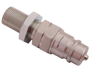 Szybkozłącze hydrauliczne wtyczka long z eliminatorem ciśnienia M20x1.5 gwint zewnętrzny EURO (ISO 7241-A) Waryński-35673