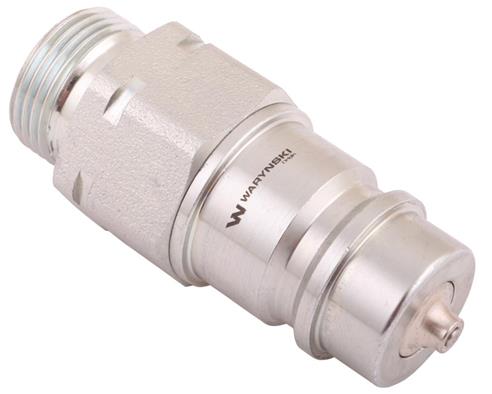 Szybkozłącze hydrauliczne wtyczka M22x1.5 gwint zewnętrzny EURO (9100822W) (ISO 7241-A) Waryński (opakowanie 100szt)