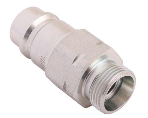 Szybkozłącze hydrauliczne wtyczka z eliminatorem ciśnienia M22x1.5 gwint zew. EURO (9100822W) (ISO 7241-A) Waryński