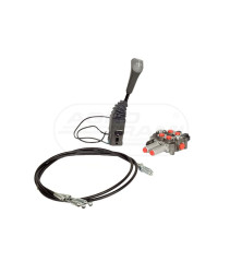 Rozdzielacz 2 sekcyjny+joystik elektryczny P40+2 LIN.2 M.