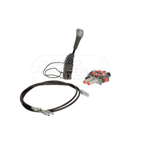 Rozdzielacz 2 sekcyjny+joystik elektryczny P40+2 LIN.2 M.