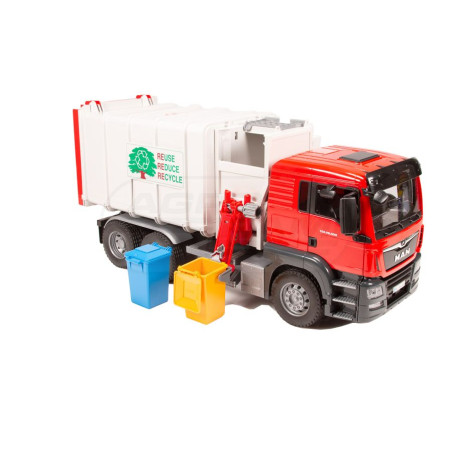 Śmieciarka MAN TGS z załadunkiem bocznym Bruder 03761 BR03761
