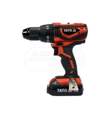 Wiertarko-wkrętarka udarowa zestaw z ładowarką 60min + bateria YATO 2,0Ah YT82788