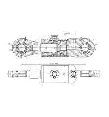 Cylinder CJ2F-80/45/400DG Trol