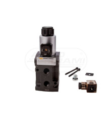 Dzielnik, zawór, elektrozawór kierunkowy elektromagnetyczny kontroli W-E38DVS6/2 (DVS6/50 L/MIN) G3/8" 50L