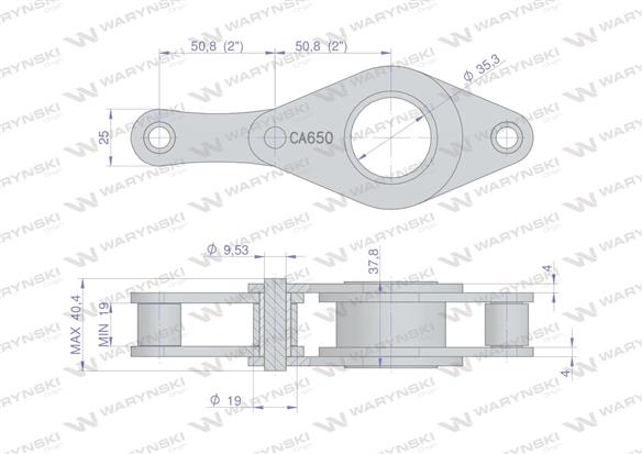 Ogniwo łańcucha CA650-1 3PS zwijającego zespół naprawczy Prasa Zwijka Sipma 5270072007 5270072000 Waryński