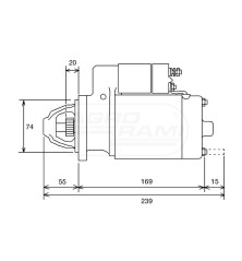 Rozrusznik HC-CARGO 112534, 3672804, 0001109035, 1633361 Weidemann