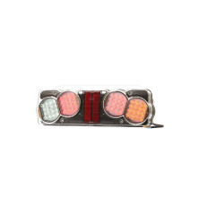 Lampa zespolona tylna prawa, 24V + przewody 200cm YLY-S 6x0,75mm2, diody 211O, W40P WAŚ