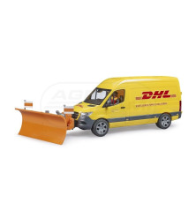 MB Sprinter DHL z figurką kuriera i z akcesoriami Bruder 02671 BR-02671