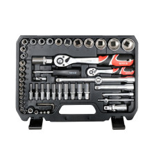 Zestaw narzędziowy 93 elementowy YATO 1/4", 1/2" YT38784