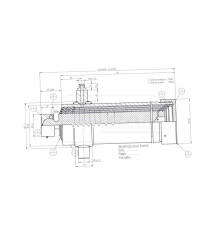 Siłownik hydrauliczny 20T ST4UPB-2000.00
