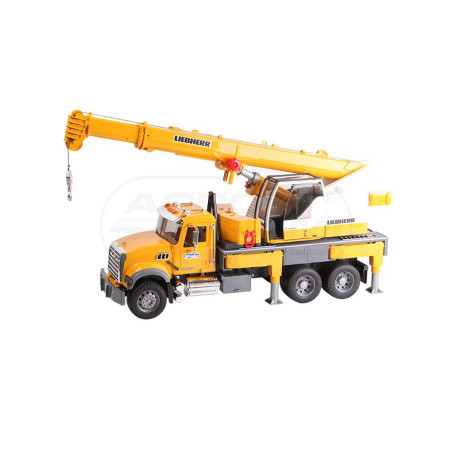 Ciężarówka dźwigowa MACK Granite Liebherr Bruder 02818 BR02818
