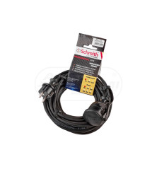 Przedłużacz gumowy 3x2,5mmx10m CZARNY SPPLJ-3-10