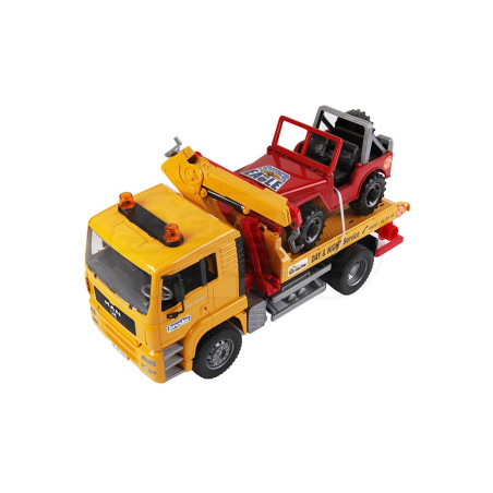 Man TGA Pomoc Drogowa z Jeepem Bruder 02750 BR02750