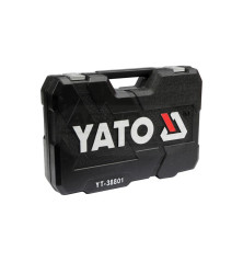 Zestaw narzędziowy 120 elementowy YATO 1/4", 3/8" i 1/2" YT38801