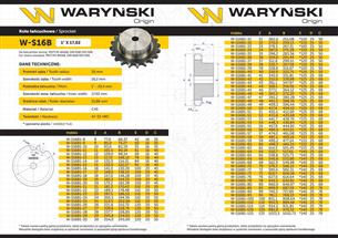 Koło zębate hartowane z kołnierzem 16B-1 (R1 1) Z-11 Waryński