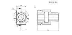 KOŃCÓWKA SPRZĘGŁA KLIN 221302064 sfero fi-30