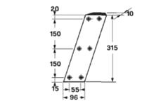 Nóż stały CLAAS MARKANT -88010