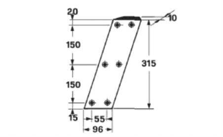 Nóż stały CLAAS MARKANT -88010