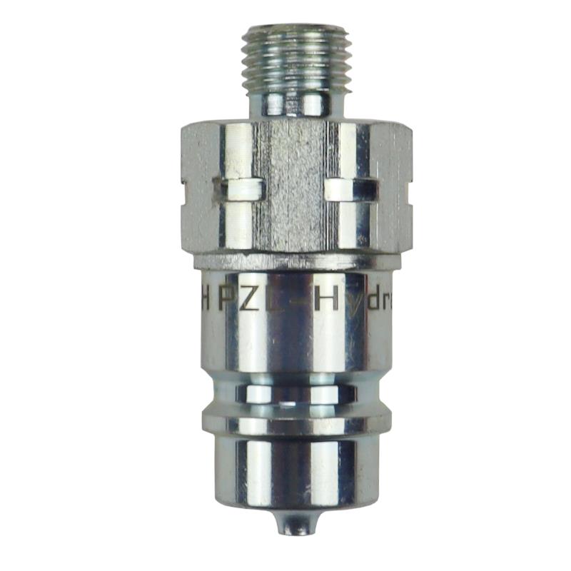 Szybkozłącze hydrauliczne wtyczka M14x1.5 gwint zewnętrzny EURO (9100814W) (ISO 7241-A) HYDRAL PREMIUM