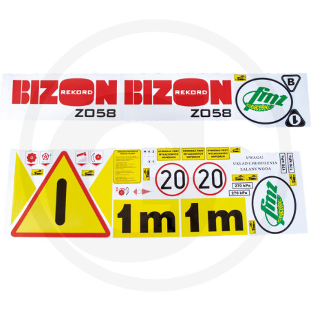 Naklejki KPL Bizon Z-058 687DLBIZONZ058