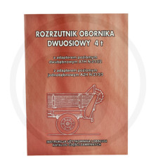 Katalog rozrzutnik obornika A1HN-213/2 / A2HN-213/3 4 tony 627ROZ4T