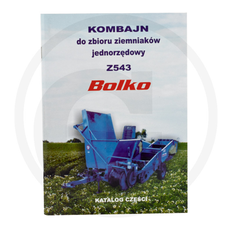 Katalog kombajn ziemniaczany Bolko Z-543 627BOLKOZ543