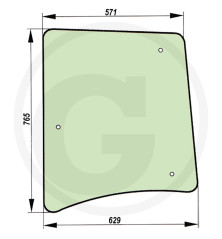 Szyba boczna 65753369045