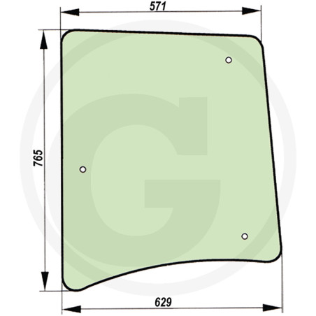 Szyba boczna 65753369045