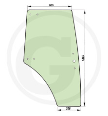 Szyba drzwi 65753369093