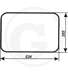 Szyba tylna 65762117998