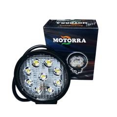 Lampa robocza LED 9*3W Okrągła Motorra