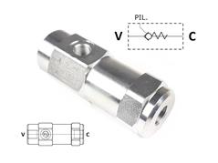 Zawór zwrotny sterowany liniowy 3/8"