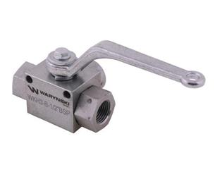 Zawór kulowy hydrauliczny 3-drogowy 3/2 - 1/2"BSP z otworami mocującymi 500 bar Waryński-156342