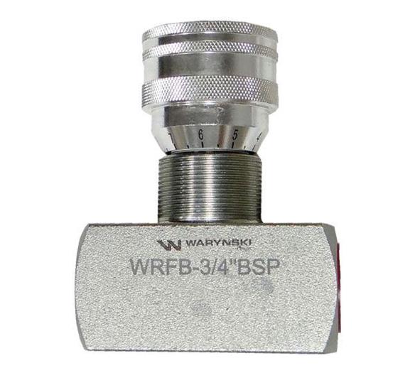 Zawór dławiący WRFB 90 3/4"BSP Waryński