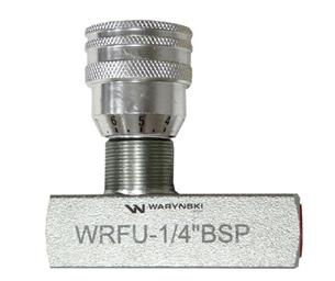 Zawór dławiąco-zwrotny WRFU 90 1/4"BSP Waryński
