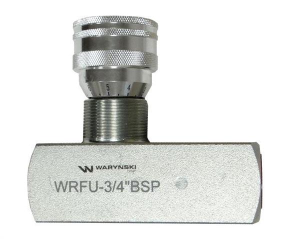 Zawór dławiąco-zwrotny WRFU 90 3/4"BSP Waryński