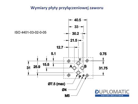 Rozdzielacz (elektrozawór) suwak "n" DS3-S4/11N-D24 24V DC (cewka x 2) Heavy 350bar. 100l/min Duplomatic