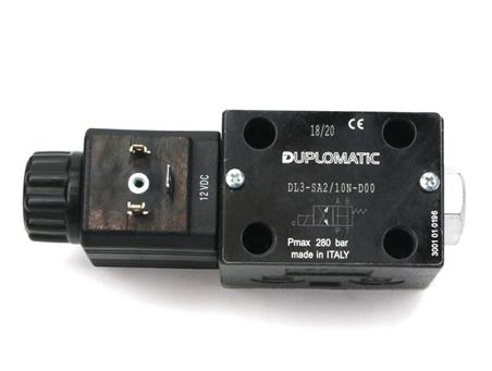 Rozdzielacz (elektrozawór) DL3-SA2/10N-D12 12V DC (cewka x 1) Compact 280bar. 50l/min (do Opryskiwacza) Duplomatic