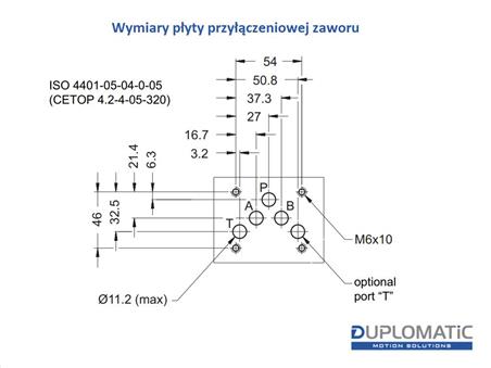 Rozdzielacz (elektrozawór NG 10) suwak "n" DL5-S4/10N-D24K1 24VDC (cewka x 2) Compact 320bar. 125l/min Duplomatic