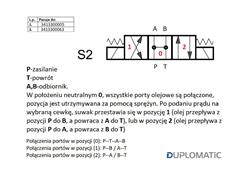 Rozdzielacz (elektrozawór NG 10) suwak "H" DL5-S2/10N-D24K1 24VDC (cewka x 2) Compact 320bar. 125l/min Duplomatic