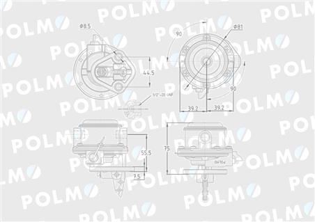 Pompa zasilająca 25061585 25066388 POLMO