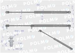 Siłownik dachu 3027294M1 pasuje do Massey Ferguson POLMO