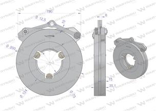 Docisk hamulcowy CASE Waryński